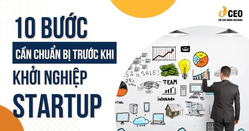 10 bước cần chuẩn bị trước khi khởi nghiệp startup CEO Hồ Chí Minh Holding