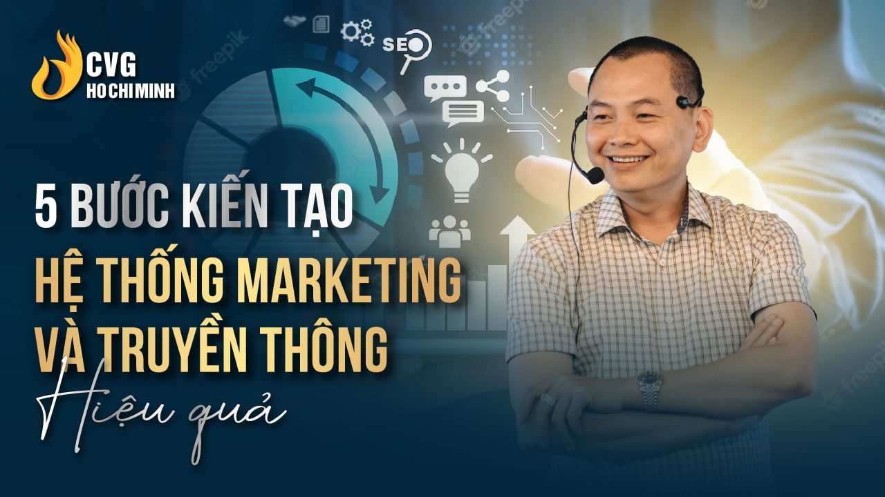 5 bước kiến tạo hệ thống Marketing và truyền thông hiệu quả