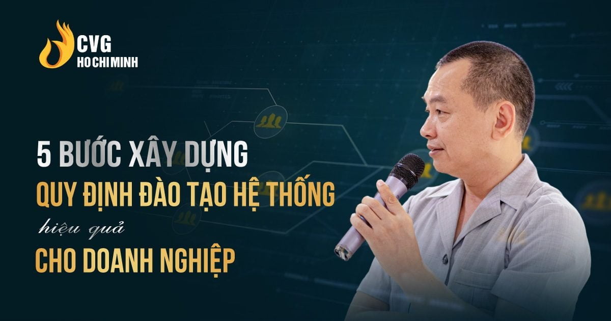 5 bước xây dựng quy định đào tạo hệ thống hiệu quả