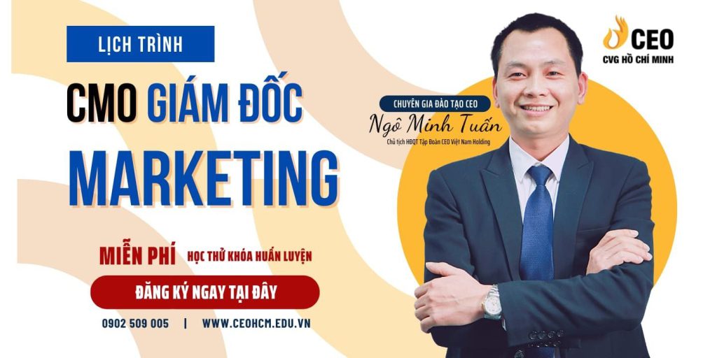 CMO Giám đốc Marketing Lịch Trình Tổ Chức