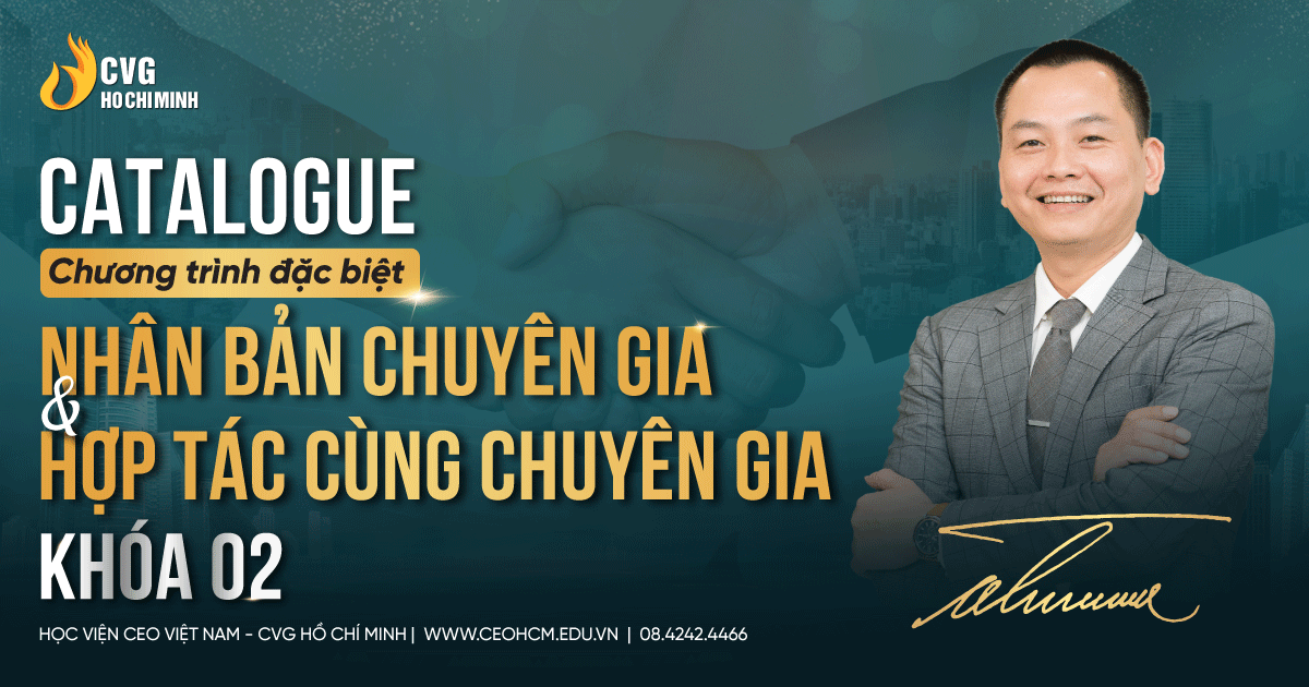 Catalogue Chương trình Nhân bản Chuyên gia và Hợp tác cùng Chuyên gia Khoá 02
