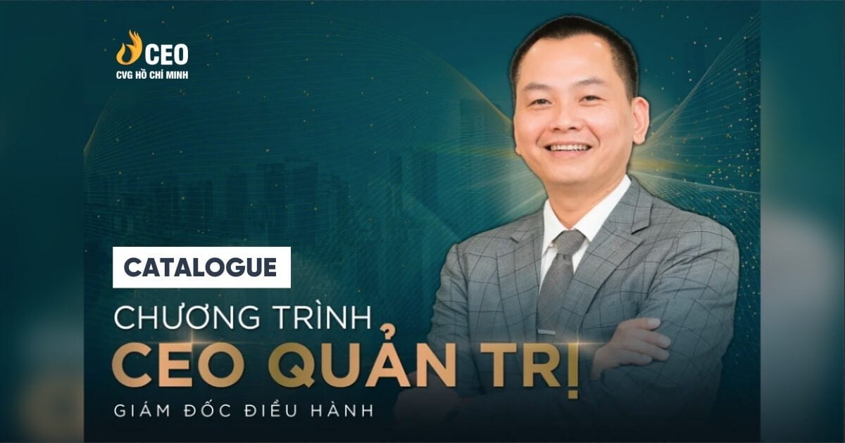 Catalogue Chương trình CEO Quản trị 4.0 Ver 2.0 - Thầy Ngô Minh Tuấn