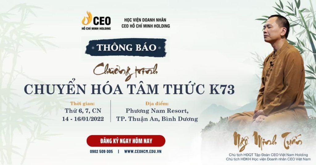 Chương trình Chuyển hóa Tâm thức - Khóa K73