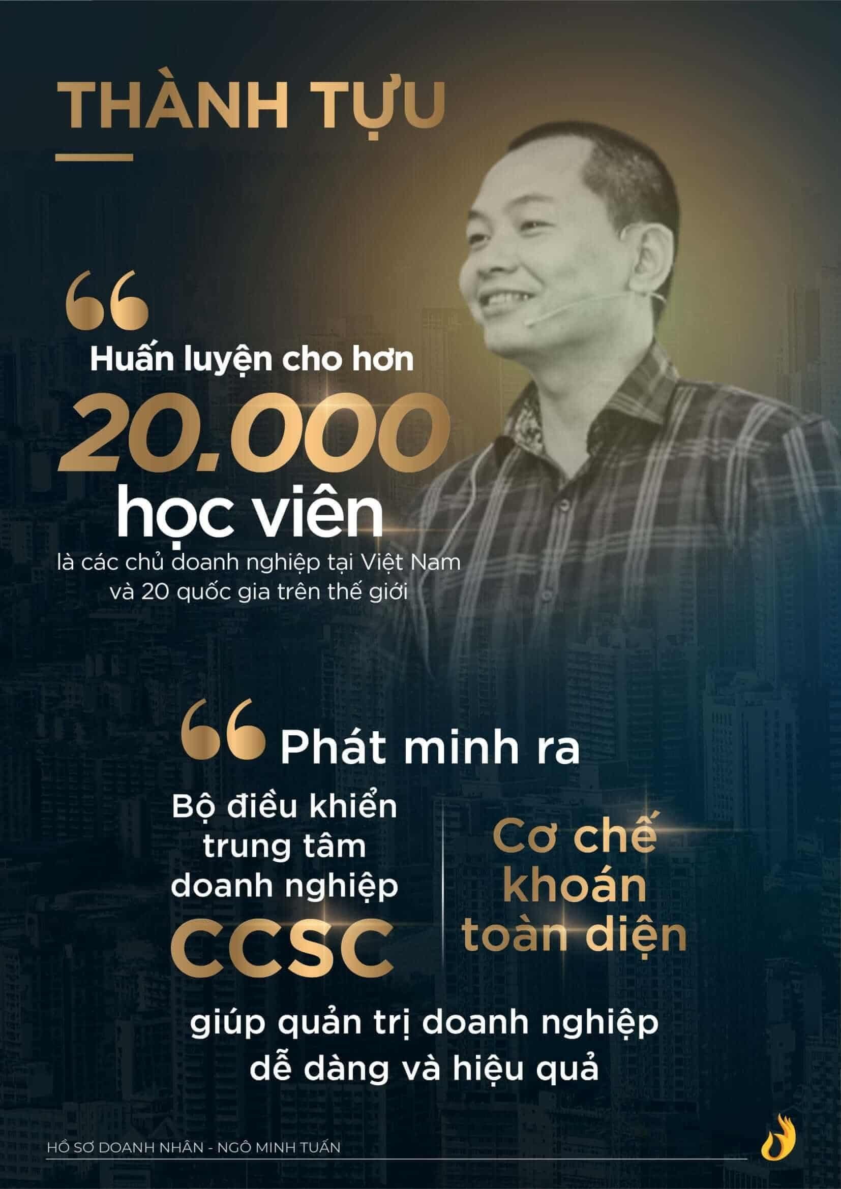 Hồ sơ doanh nhân Ngô Minh Tuấn Profile Học viện CEO Miền Nam Phần 14