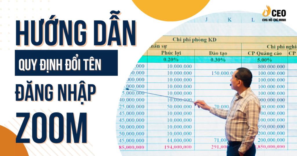 Hướng dẫn Quy định Đổi tên Đăng nhập Zoom