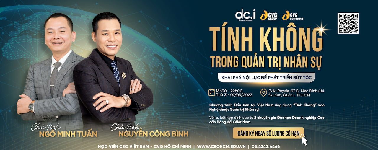 Lịch tổ chức Hội thảo Tính Không trong Quản trị Nhân sự