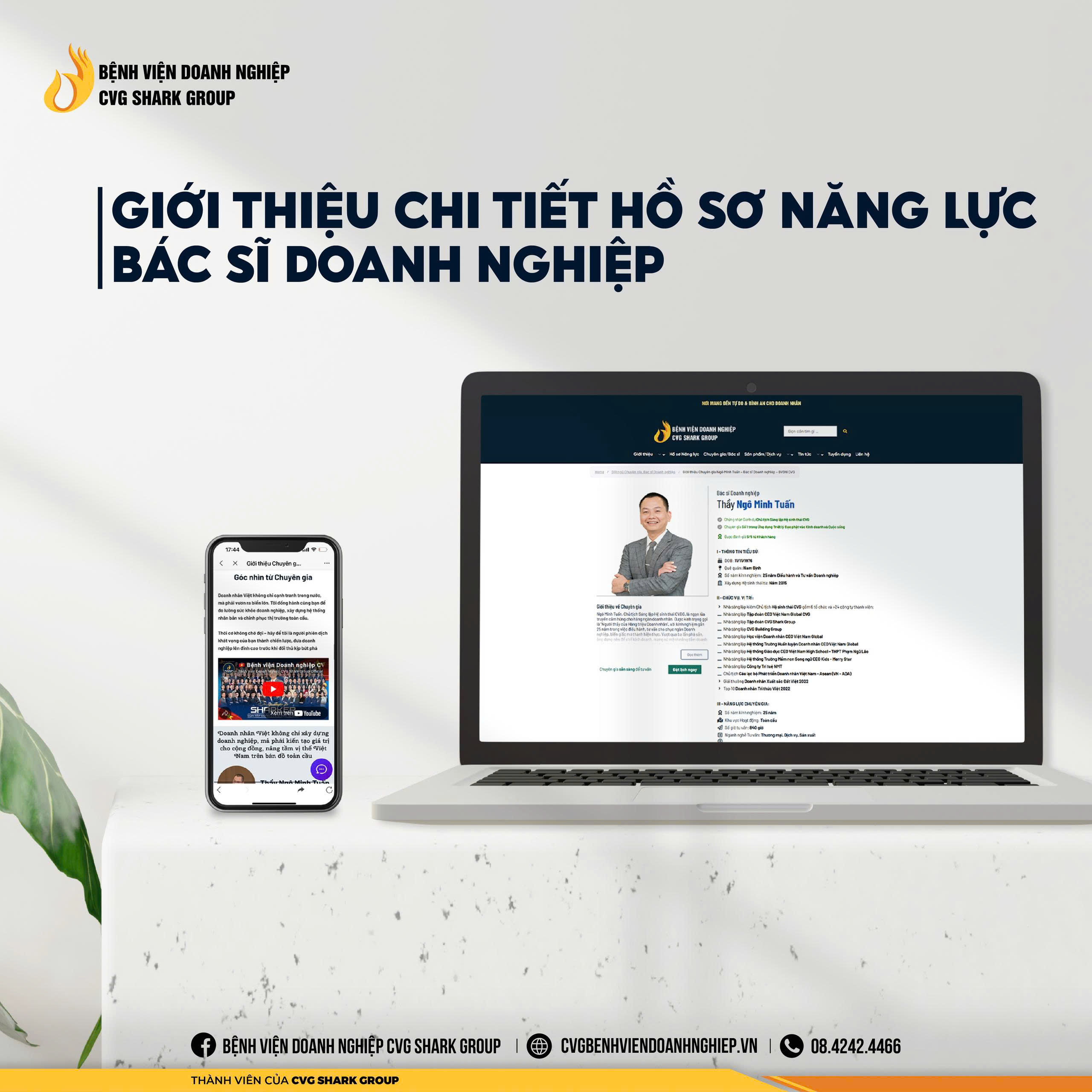 Giới thiệu chi tiết Hồ sơ năng lực Bác sĩ Doanh nghiệp